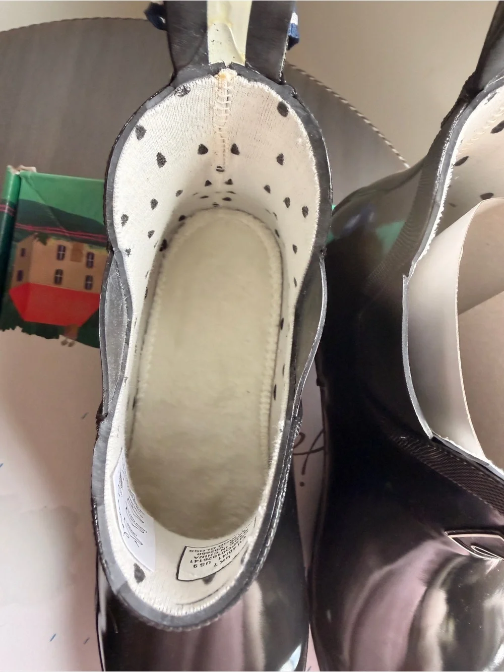 Joules Rosalind Wellibob Gloss Rain Boot Size 9